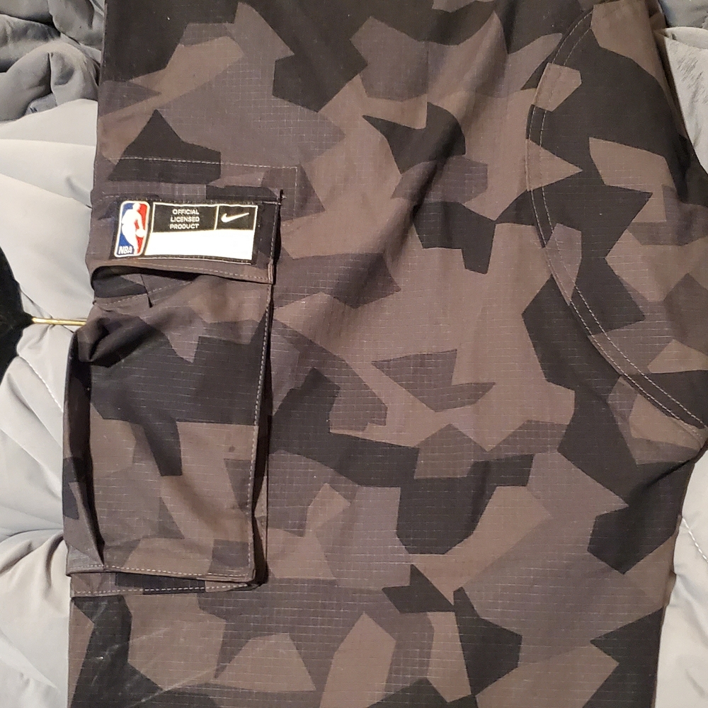 Nike Camo Basketball Shorts in Black and Gray